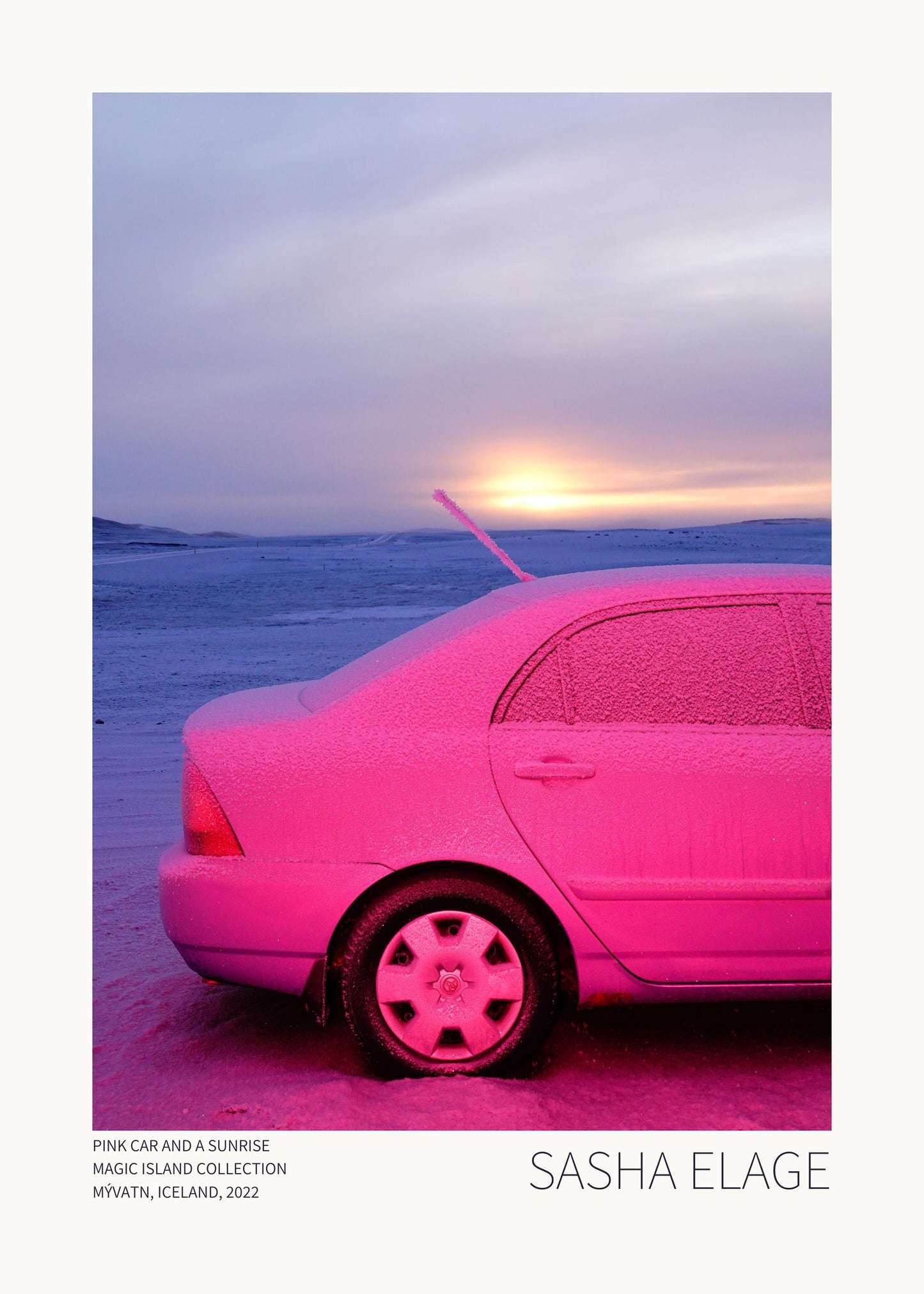 "Pink Car and a Sunrise"