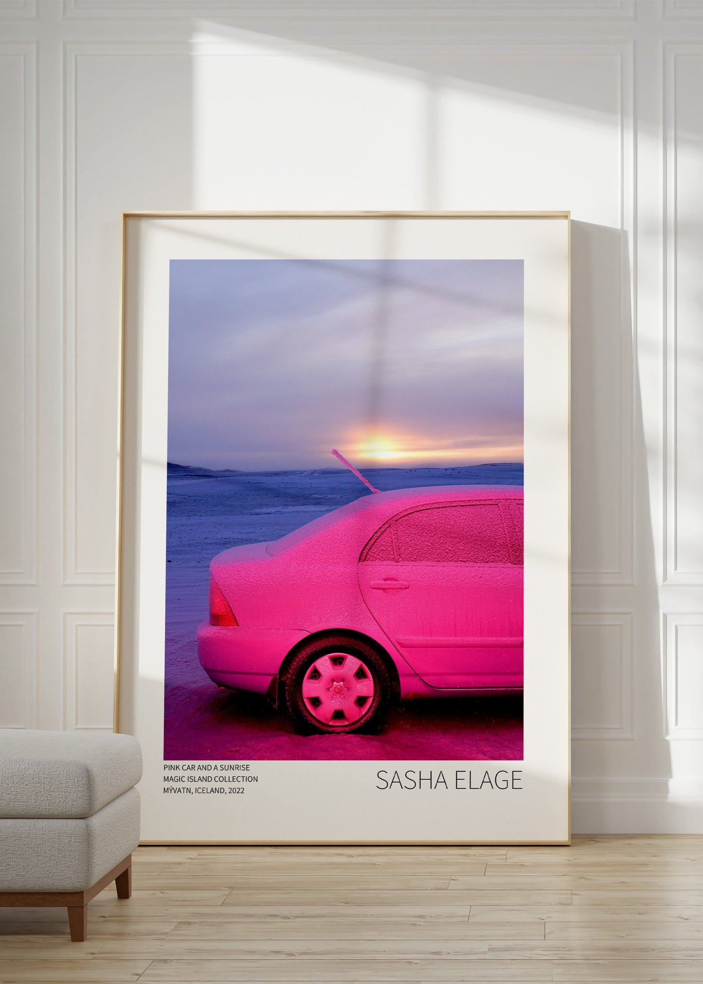 "Pink Car and a Sunrise"