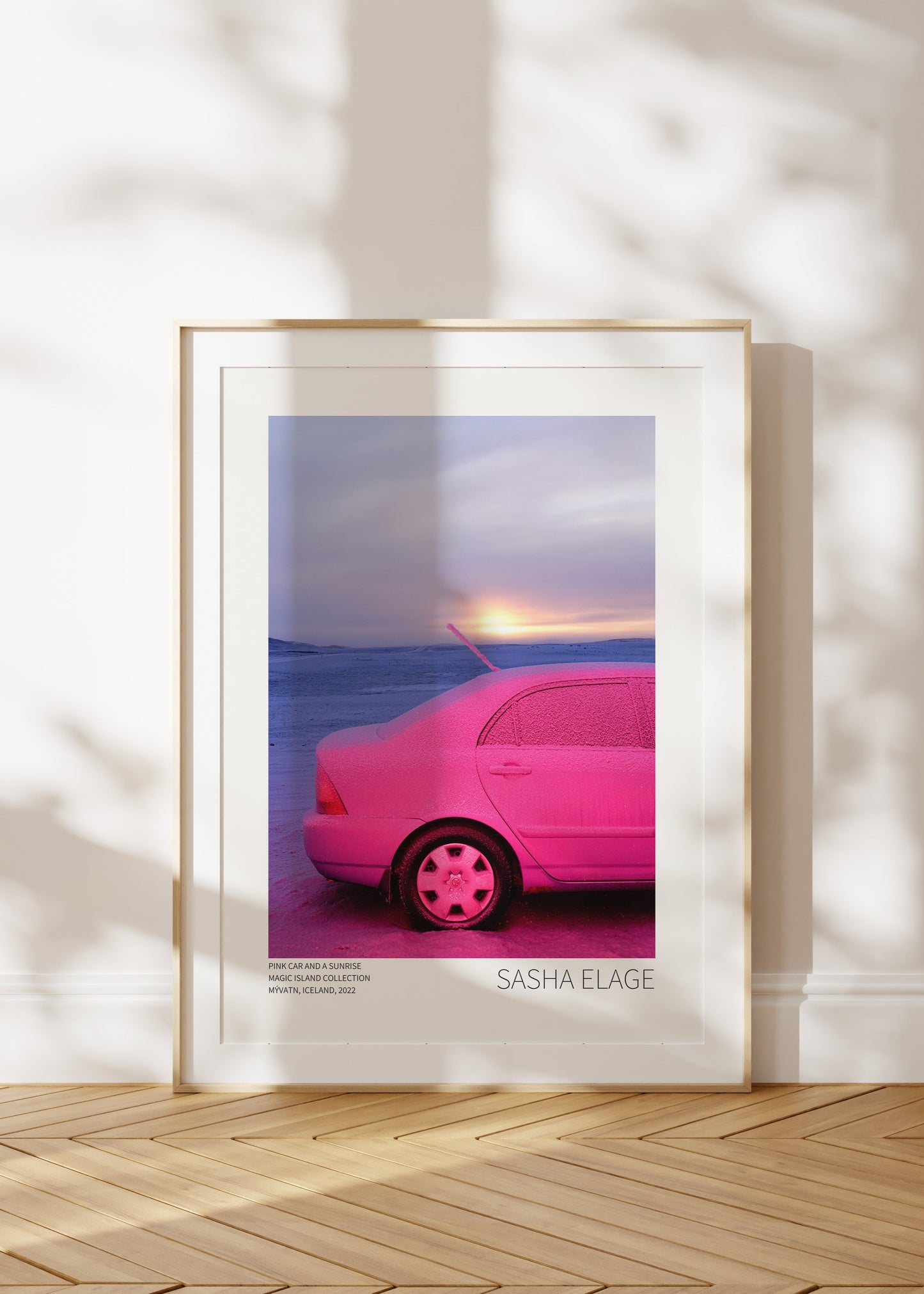 "Pink Car and a Sunrise"